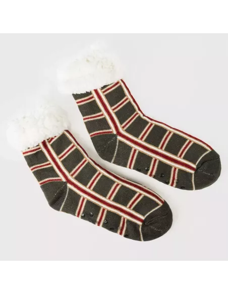 Meias mulher Cuadro Nelby verde caça