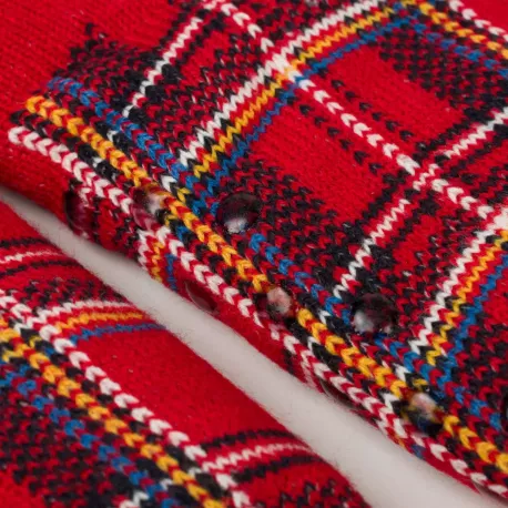 Meias homem Nicolas vermelho