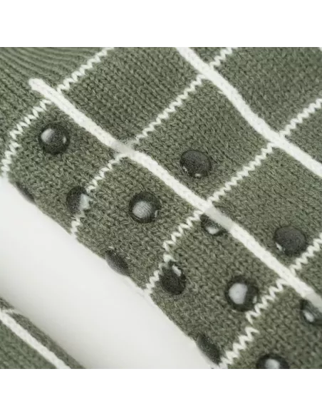 Meias homem Cuadro Pruden verde caça