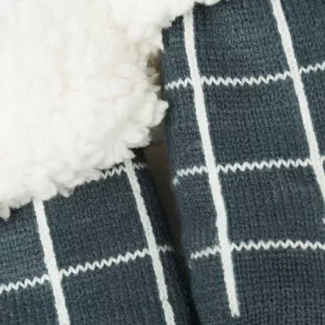 Meias homem Cuadro Pruden azul azafata