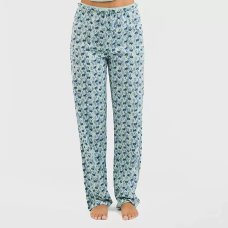 Pijama algodão Gaia verde tiffany