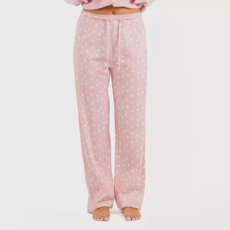 Pijama algodão Kim rosa