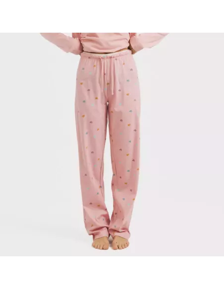 Pijama algodão Mapita rosa