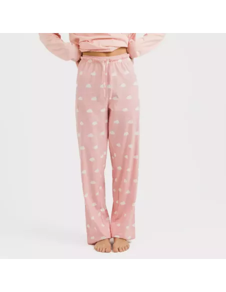 Pijama algodão Nubecita rosa