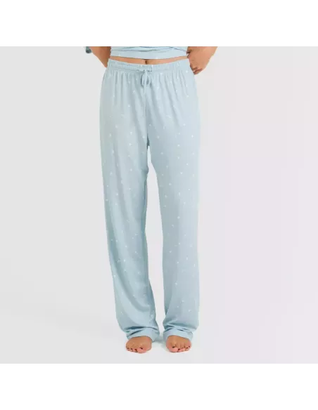 Pijama mulher soft Ambarina azul celeste Pijama mulher soft Ambarina azul celeste