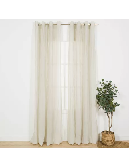 Cortina Liebe cinza claro