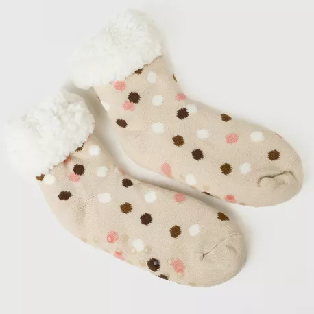 Meias mulher Janice pêssego