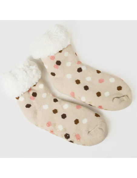 Meias mulher Janice pêssego