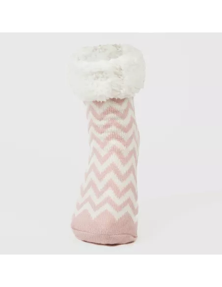 Meias mulher Jeannine rosa