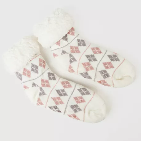 Meias mulher Casimira malva