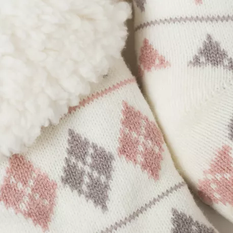 Meias mulher Casimira malva