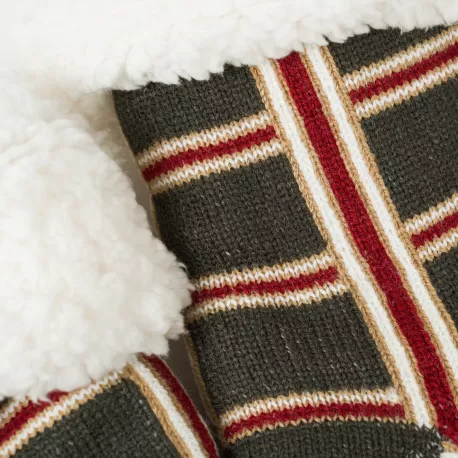 Meias mulher Cuadro Nelby verde caça