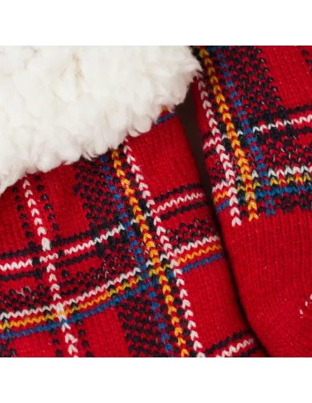 Meias homem Nicolas vermelho