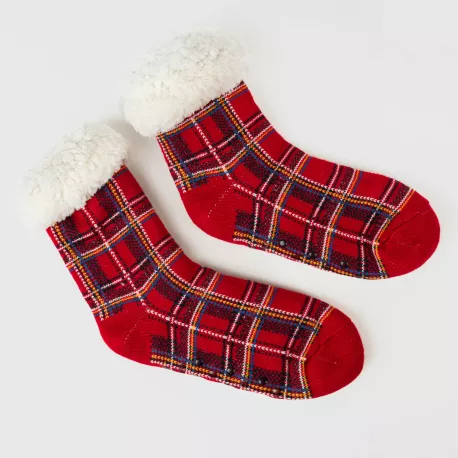 Meias homem Nicolas vermelho