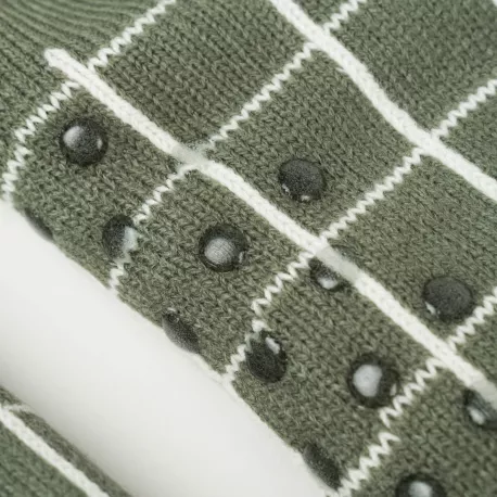 Meias homem Cuadro Pruden verde caça