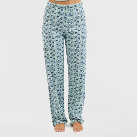 Pijama algodão Gaia verde tiffany