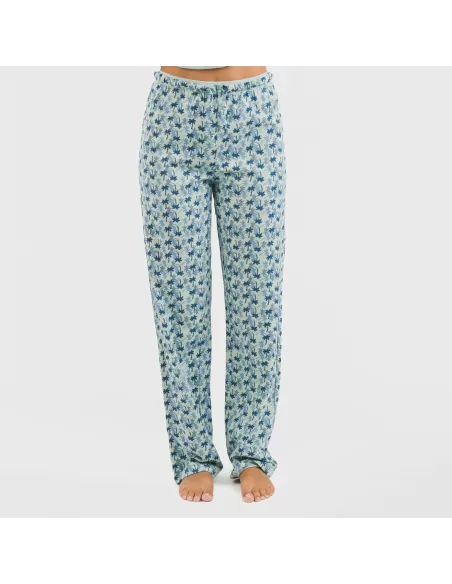 Pijama algodão Gaia verde tiffany Pijama algodão Gaia verde tiffany