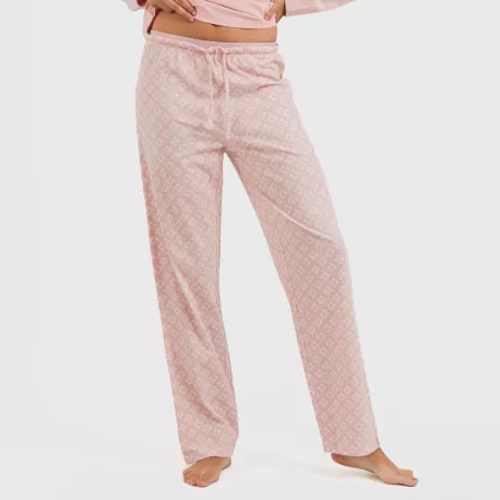 Pijama algodão Checo rosa