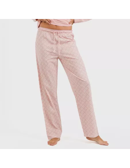 Pijama algodão Checo rosa