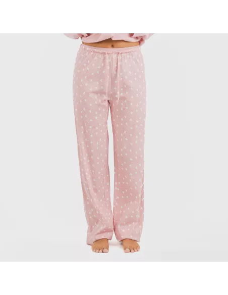 Pijama algodão Kim rosa