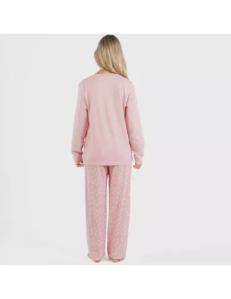 Pijama algodão Kim rosa