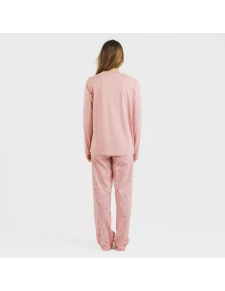 Pijama algodão Mapita rosa