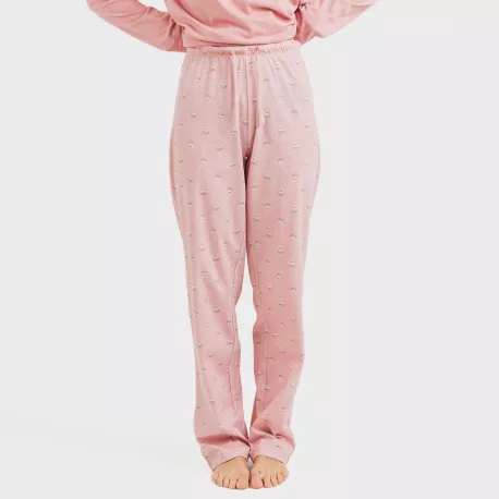 Pijama algodão Santi rosa