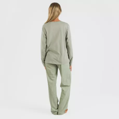 Pijama algodão Steve verde caça