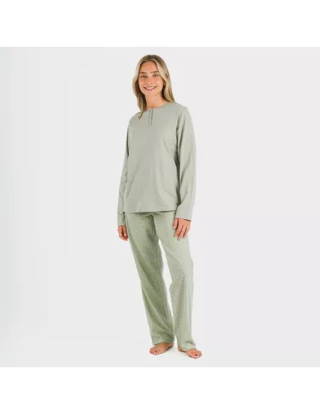 Pijama algodão Steve verde caça