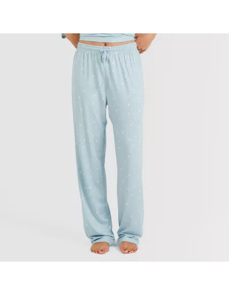 Pijama mulher soft Ambarina azul celeste Pijama mulher soft Ambarina azul celeste