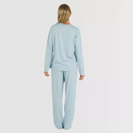 Pijama mulher soft Ambarina azul celeste