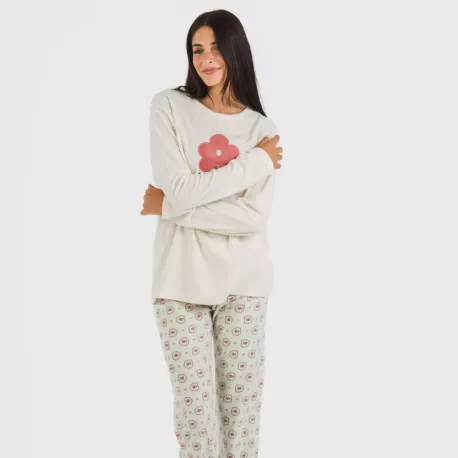 Pijama polar Tulina natural