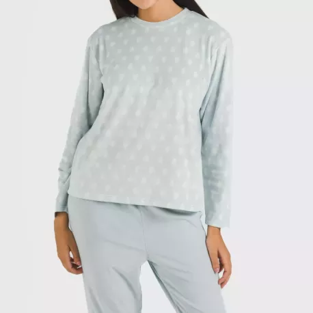 Pijama veludo Nemo azul celeste