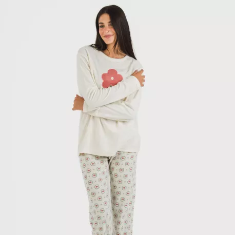 Pijama polar Tulina natural