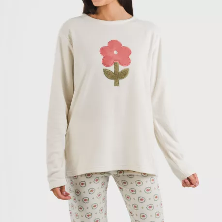 Pijama polar Tulina natural