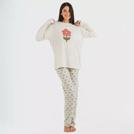 Pijama polar Tulina natural