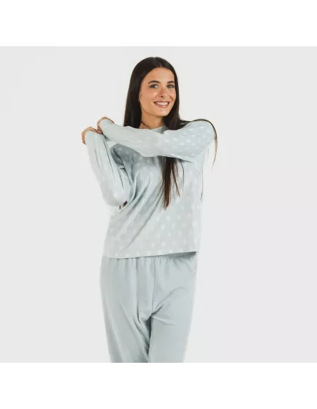 Pijama veludo Nemo azul celeste