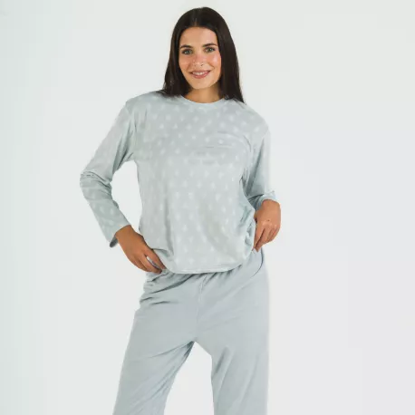 Pijama veludo Nemo azul celeste