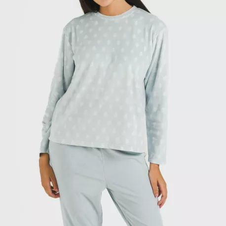 Pijama veludo Nemo azul celeste