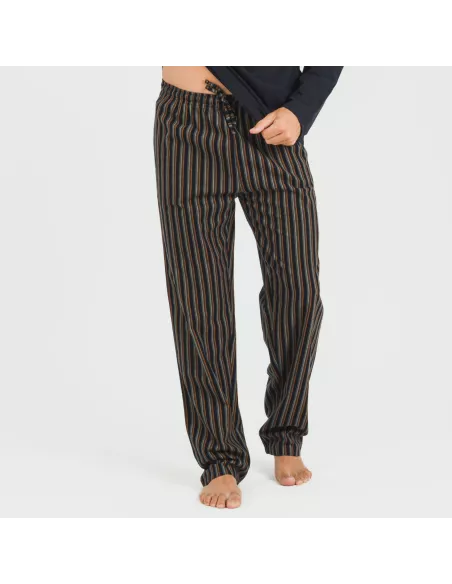 Pijama homem flanela Raya Vermont azul marinho