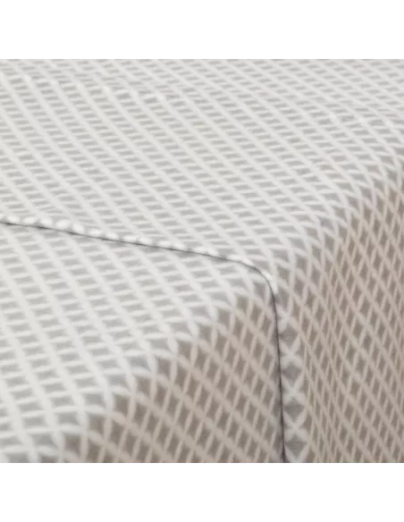 Jogo de lençóis térmicos Ohio cinza perla