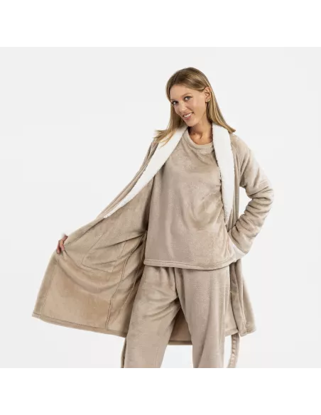 Roupão veludo sherpa liso Roupão veludo sherpa liso