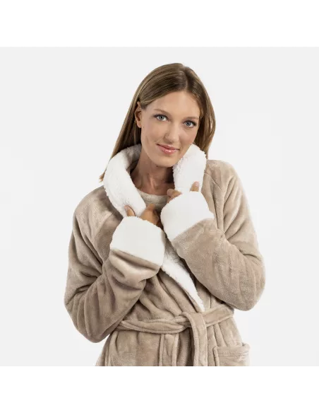 Roupão veludo sherpa liso Roupão veludo sherpa liso