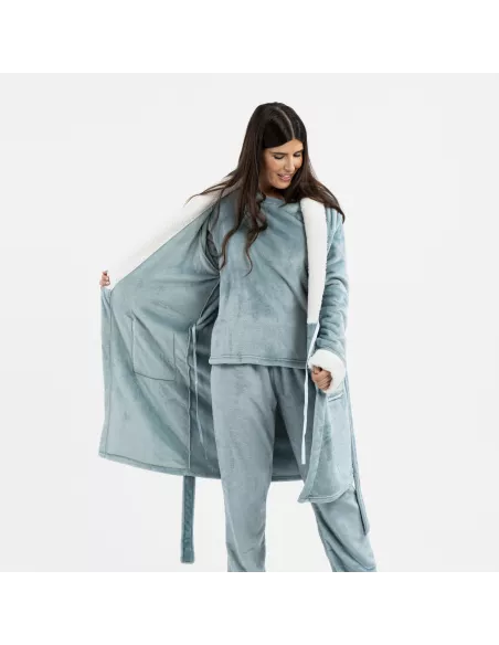 Roupão veludo sherpa liso Roupão veludo sherpa liso