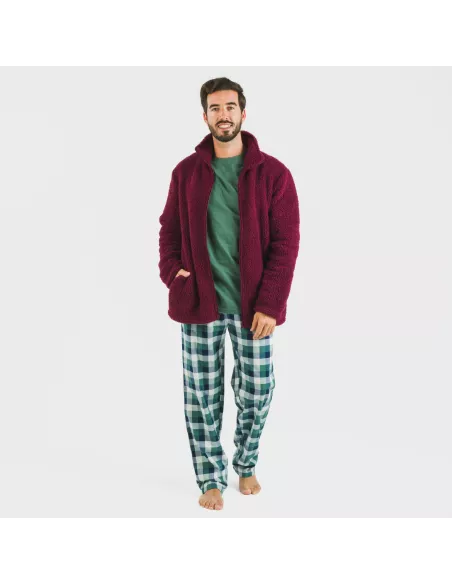 Casaco sherpa homem lisa