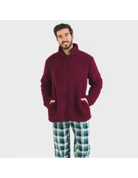 Casaco sherpa homem lisa