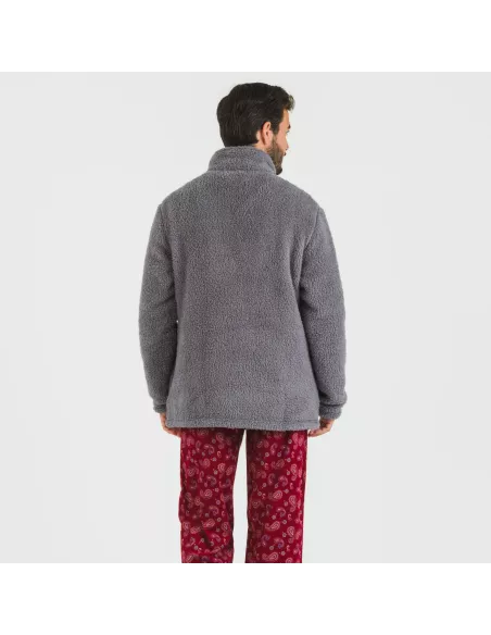 Casaco sherpa homem lisa