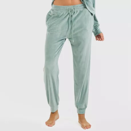 Pijama comprido Velvet liso