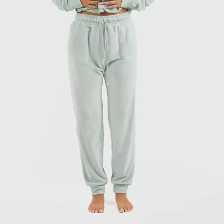 Pijama comprido Velvet liso