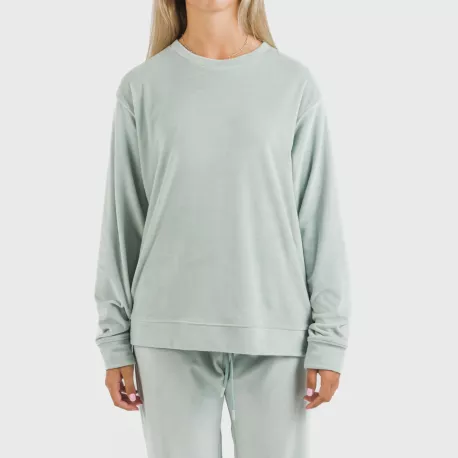 Pijama comprido Velvet liso